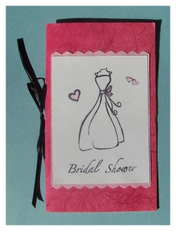 Handmade Bridal Shower Invitations Supply List: