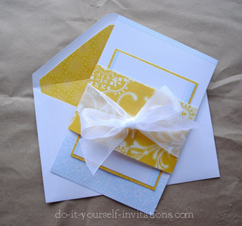 Create your own wedding invitation sets