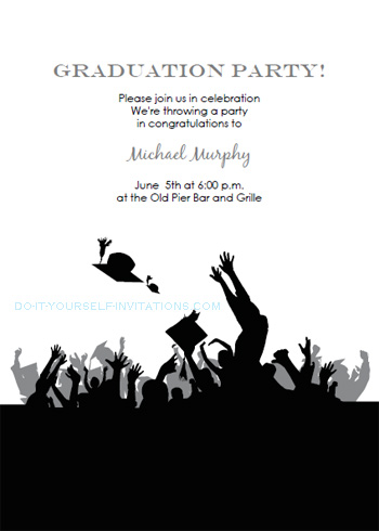 Graduation Party Invitations on Download And Print The Graduation Party Invitations