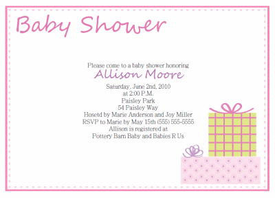 Baby Invites on Free Printable Baby Shower Invitation Lil  Girl Template