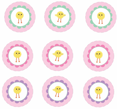 printable easter cupcake toppers