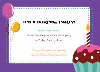 Party Invitations Printable on Printable Invitation Template   Cupcake Party