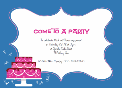 Printable Party Invitations on Free Printable Party Invitations Templates