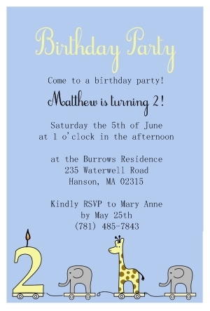 boys 2nd birthday invitations