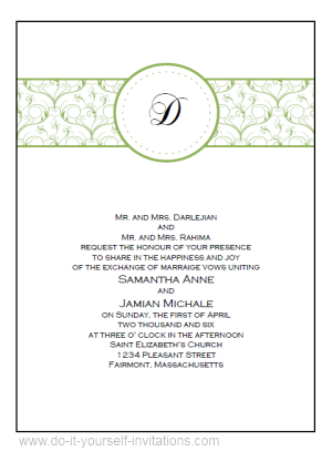 Wedding invitation letter pdf