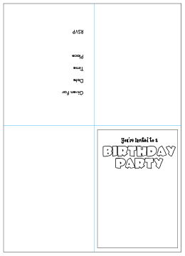 Free Printable Birthday Cards on This Printable Birthday Invitation Is The Perfect Rainy Day Kids