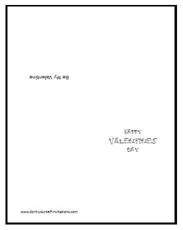 free printable valentines cards template