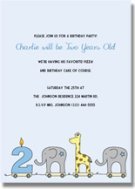 2nd birthday party invitations