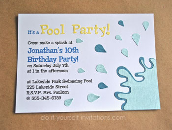 Do It Yourself Birthday Invitations Templates 4
