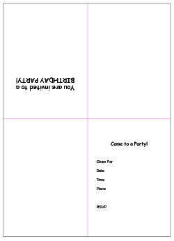 Free Printable Birthday Party Invitation Templates