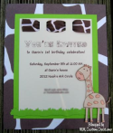 jungle party invitations