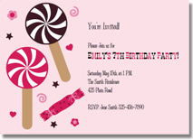 lollipop printable birthday invitations