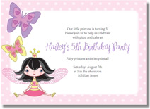 fairy party invitations