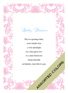 blue argyle printable baby shower invitations