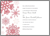 printable snowflake wedding invitations