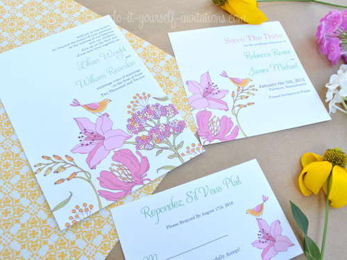 print your own wedding invitations diy wedding invitation templates