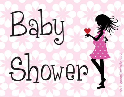 baby shower postcard invitations