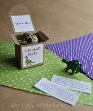 dinosaur birthday invitations