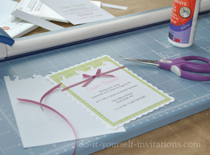 homemade diy easter invitations