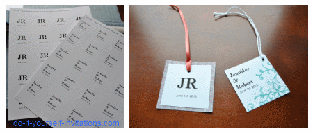 make wedding favor tags