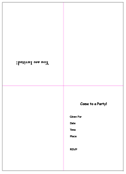 free printable party invitations