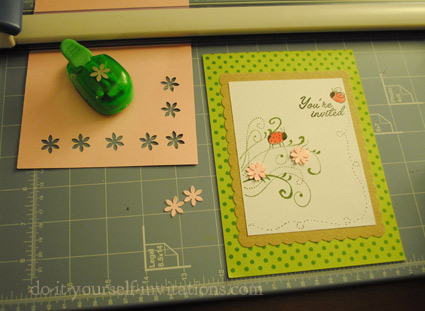 diy ladybug invitations