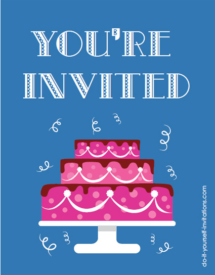Printable Postcard Invitations Make Your Own Postcard Party Invitations