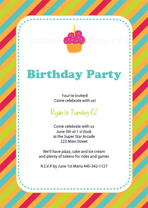 Birthday Invitation Email Template from www.do-it-yourself-invitations.com