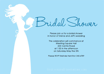 bridal shower invitation templates