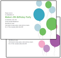 children party invitations templates