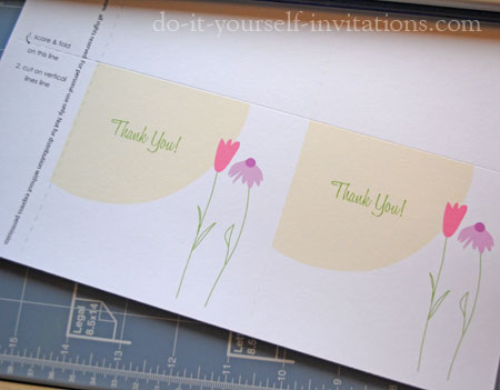 Wedding Thank You Card Template Free from www.do-it-yourself-invitations.com