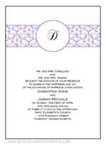 free printable wedding invitations