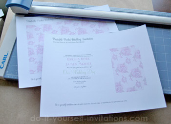 printable pocket wedding invitations