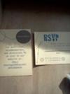 Homemade rsvp & accommodation cards
