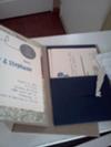 Vintage Paper Airplane Invitations - inside view