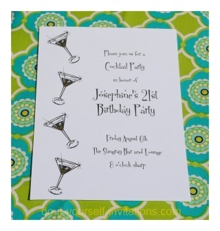 21st birthday invitations