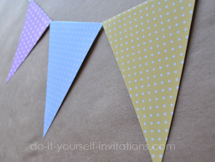 printable baby shower bunting banners