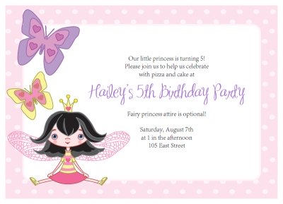 fairy party Invitations