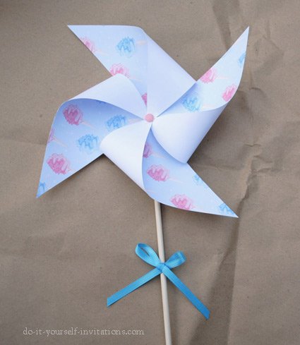 printable 1st birthday pinwheel