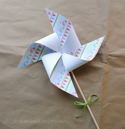 printable 2nd birthday pinwheel