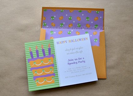 printable halloween party invitations