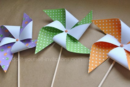 printable pinwheels halloween party decorations