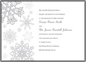 printable snowflake wedding invitations