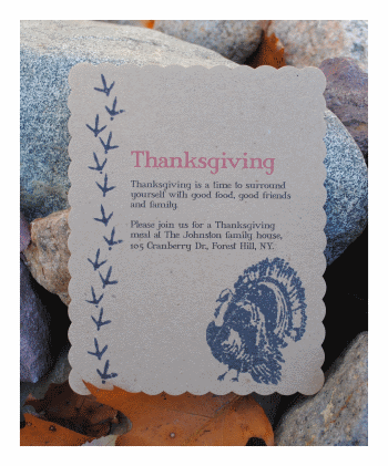 Thanksgiving Invitations