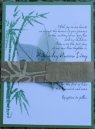 bamboo asian wedding invitations