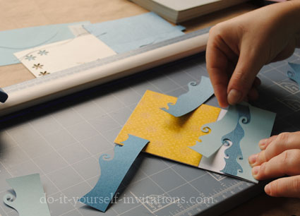 make diy beach party invitations