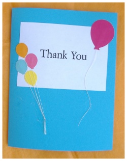kids thank you cards