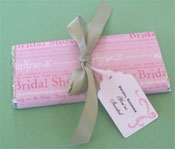 DIY bridal shower candy bar invitations