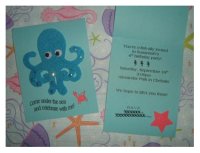 under the sea birthday invitations