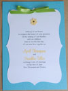 daisy wedding invitations